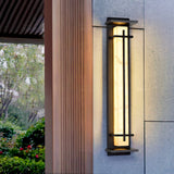 Modern LED Square Outdoor Wall Sconce IP65 Waterproof Exterior Light for Garden Path