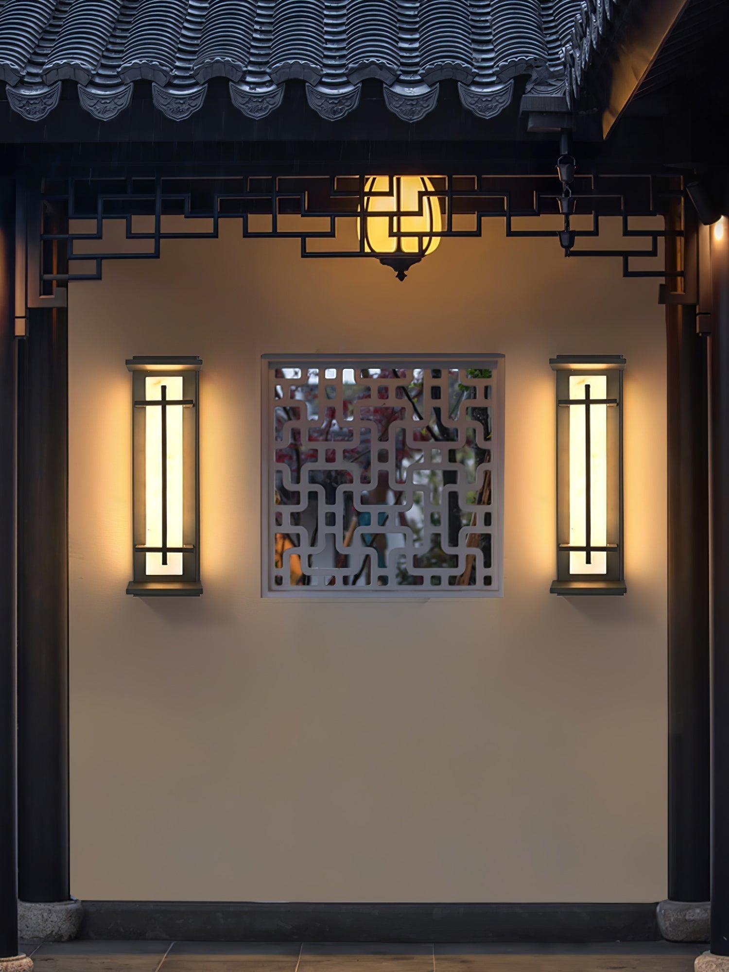 Modern LED Square Outdoor Wall Sconce IP65 Waterproof Exterior Light for Garden Path