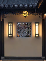 Modern LED Square Outdoor Wall Sconce IP65 Waterproof Exterior Light for Garden Path