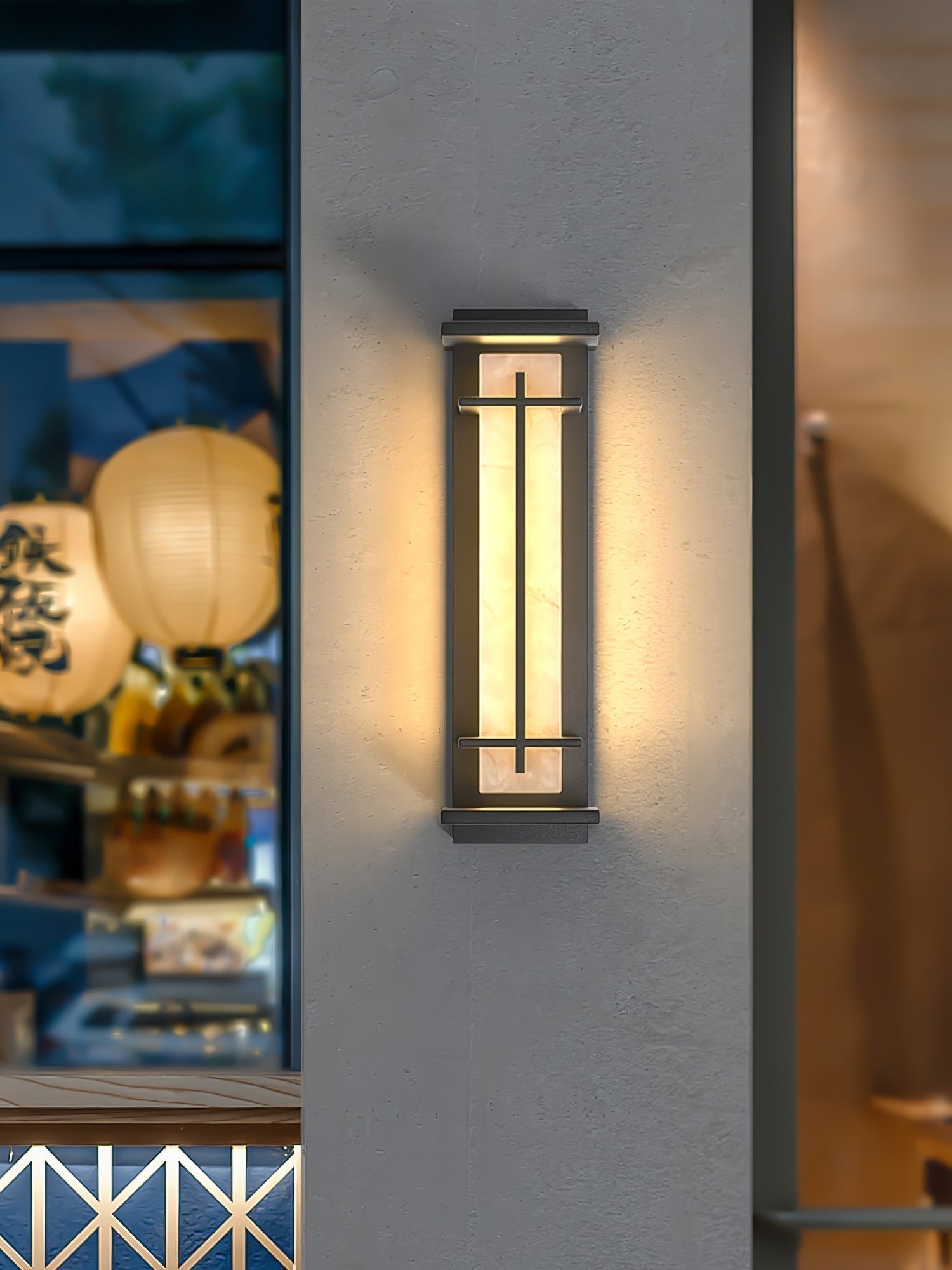 Modern LED Square Outdoor Wall Sconce IP65 Waterproof Exterior Light for Garden Path