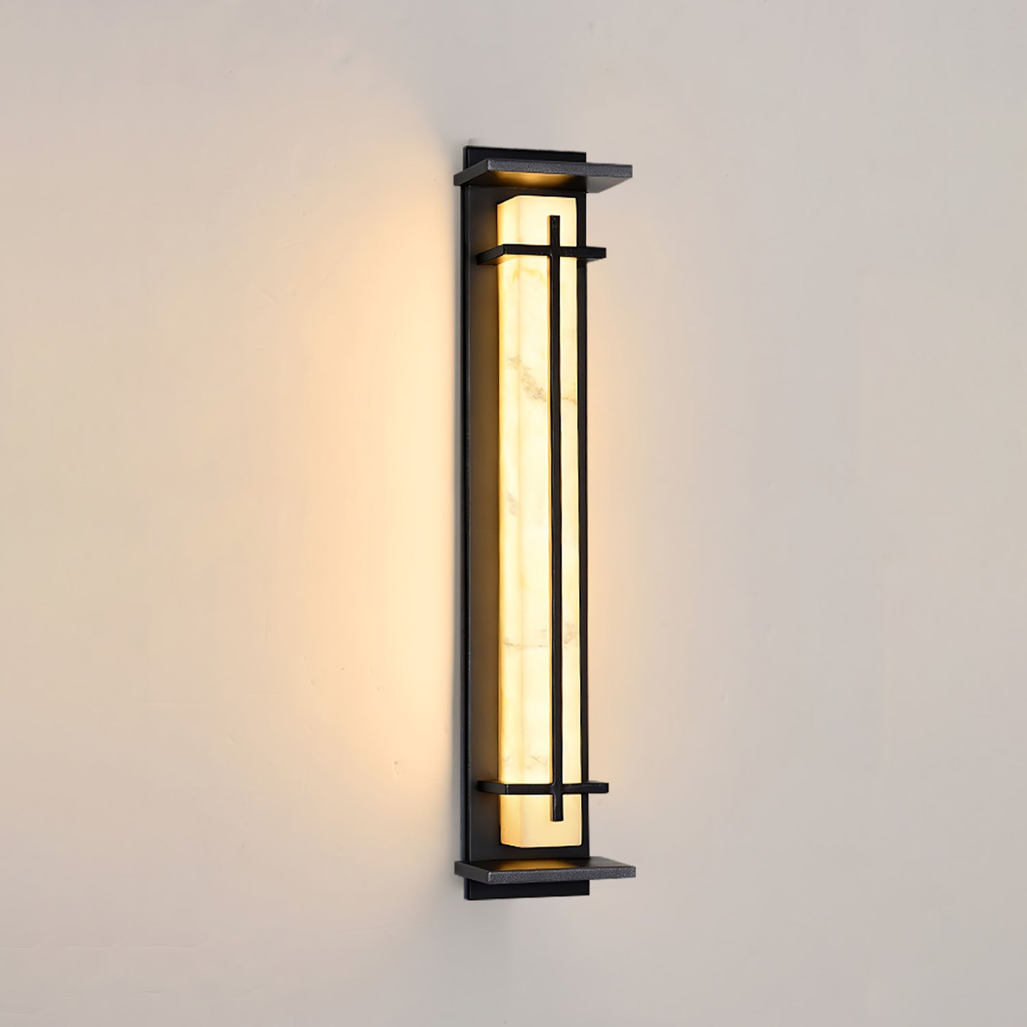 Modern LED Square Outdoor Wall Sconce IP65 Waterproof Exterior Light for Garden Path