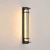 Modern LED Square Outdoor Wall Sconce IP65 Waterproof Exterior Light for Garden Path