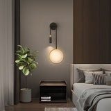 Modern LED Star Ring Wall Sconce with Three Step Dimming and Spotlight Gold and Black