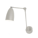 Modern LED Swing Arm Wall Sconce with 3 Adjustable Joints and Dimmable Light for Bedside Reading
