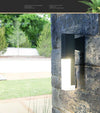 Modern LED Up and Down Outdoor Wall Light IP54 Waterproof Aluminum Exterior Sconce for Porch and Garage