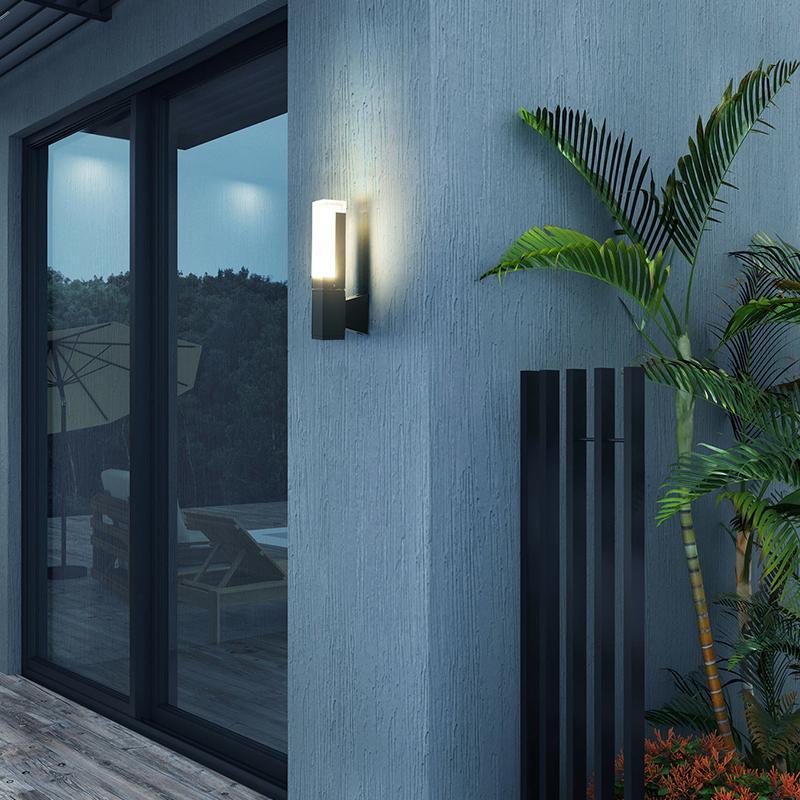 Modern LED Up and Down Outdoor Wall Light IP54 Waterproof Aluminum Exterior Sconce for Porch and Garage