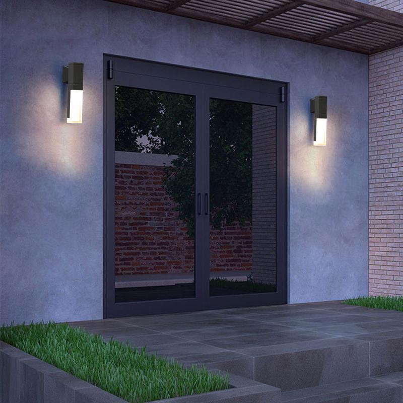 Modern LED Up and Down Outdoor Wall Light IP54 Waterproof Aluminum Exterior Sconce for Porch and Garage