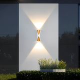 Modern LED Up and Down Outdoor Wall Sconce IP65 Waterproof Aluminum Exterior Lighting for Garden and Patio