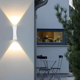 Modern LED Up and Down Outdoor Wall Sconce IP65 Waterproof Aluminum Exterior Lighting for Garden and Patio