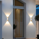 Modern LED Up and Down Outdoor Wall Sconce IP65 Waterproof Aluminum Exterior Lighting for Garden and Patio