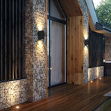 Modern LED Up and Down Outdoor Wall Sconce Waterproof Aluminum Exterior Lighting for Porch and Garden