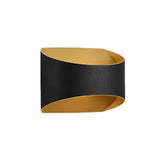 Modern LED Up and Down Outdoor Wall Sconce Waterproof Exterior Porch Lamp in Aluminum