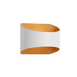 Modern LED Up and Down Outdoor Wall Sconce Waterproof Exterior Porch Lamp in Aluminum