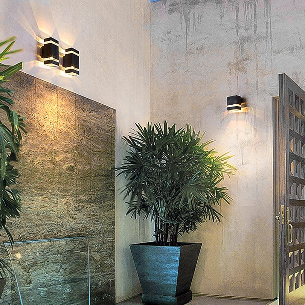 Modern LED Up and Down Outdoor Wall Sconce Waterproof IP54 Porch and Garden Light