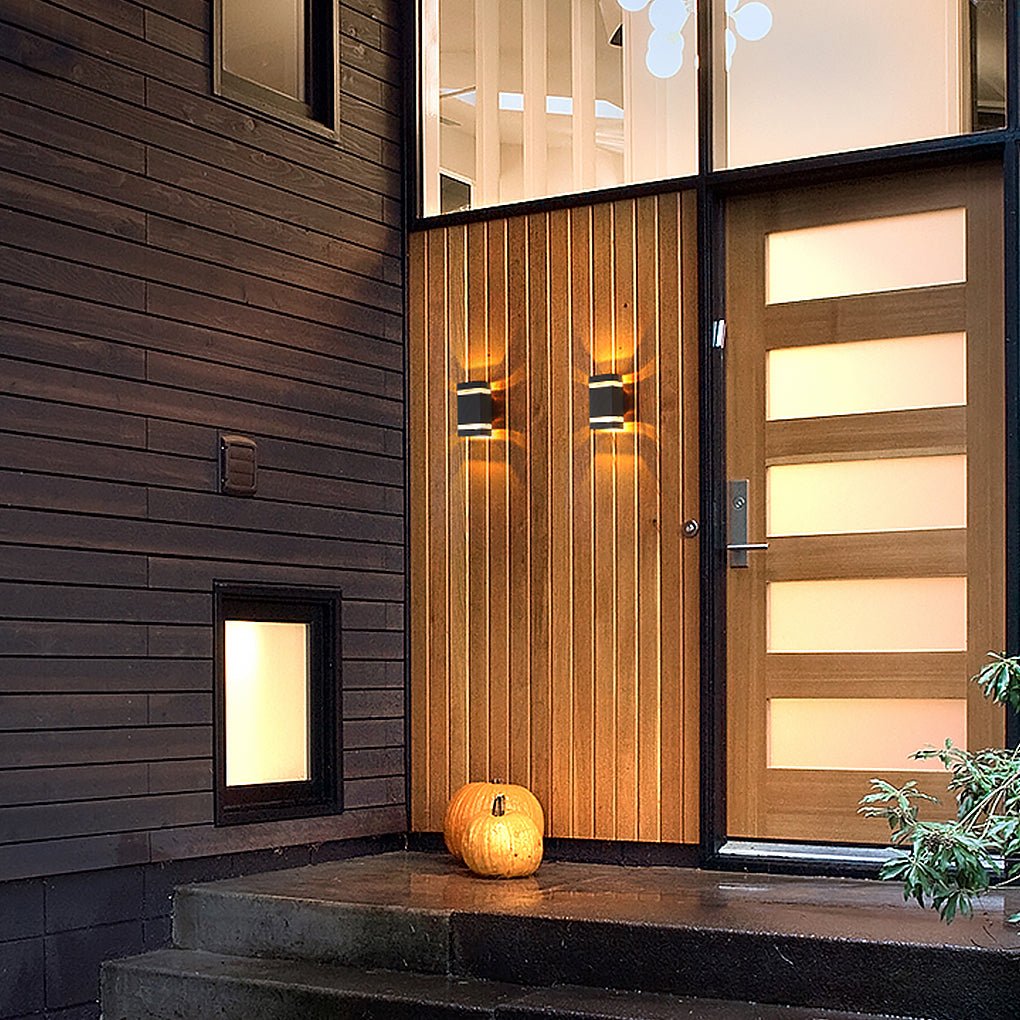 Modern LED Up and Down Outdoor Wall Sconce Waterproof IP54 Porch and Garden Light