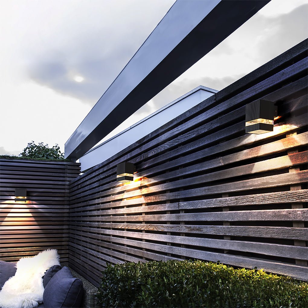 Modern LED Up and Down Outdoor Wall Sconce Waterproof IP54 Porch and Garden Light