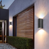 Modern LED Up and Down Outdoor Wall Sconce Waterproof IP65 Aluminum Exterior Porch Light