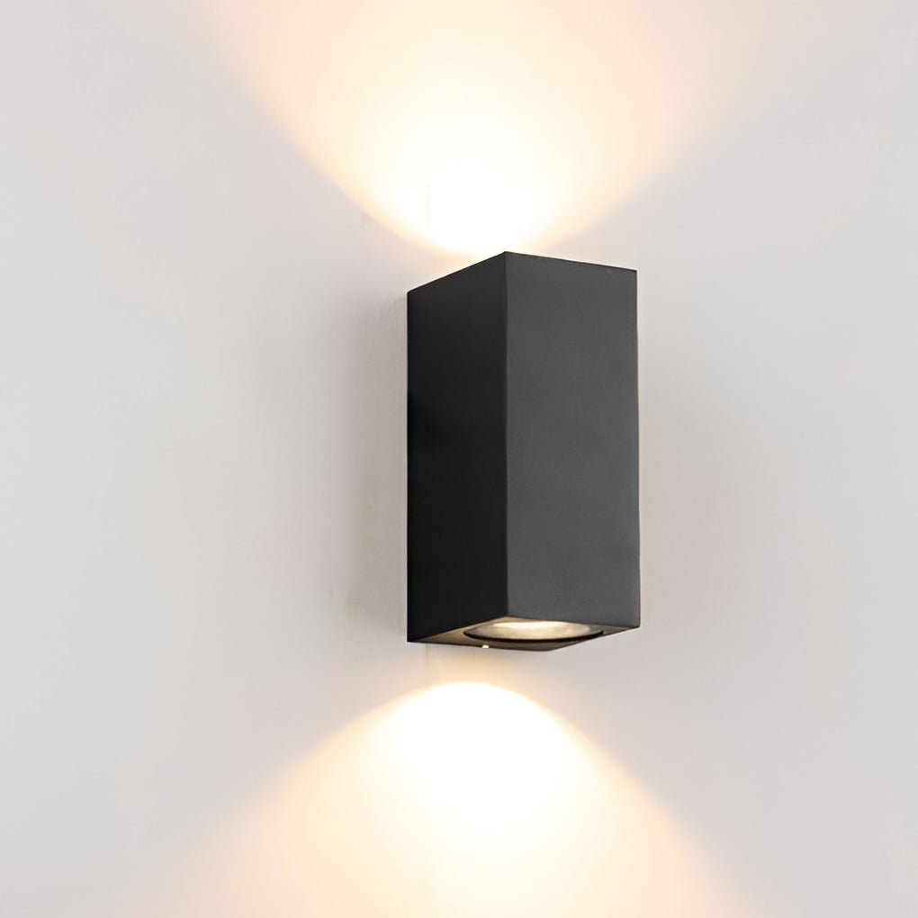 Modern LED Up and Down Outdoor Wall Sconce Waterproof IP65 Aluminum Exterior Porch Light