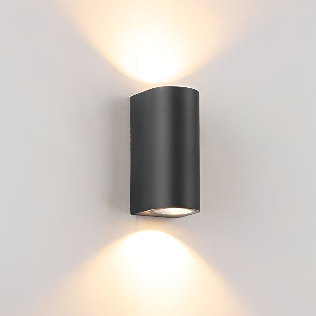 Modern LED Up and Down Outdoor Wall Sconce Waterproof IP65 Aluminum Exterior Porch Light
