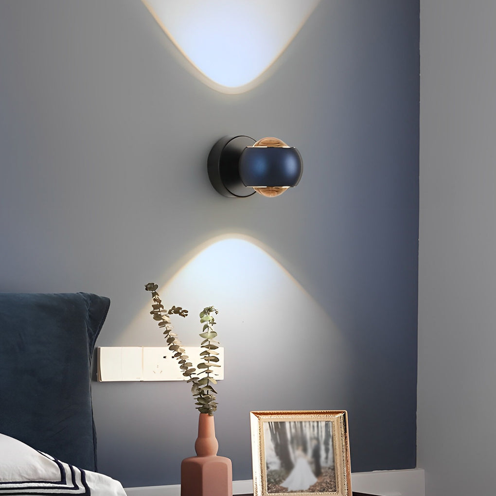 Modern LED Up and Down Wall Sconce Aluminum Wall Washer Lamp for Corridor and Bedroom