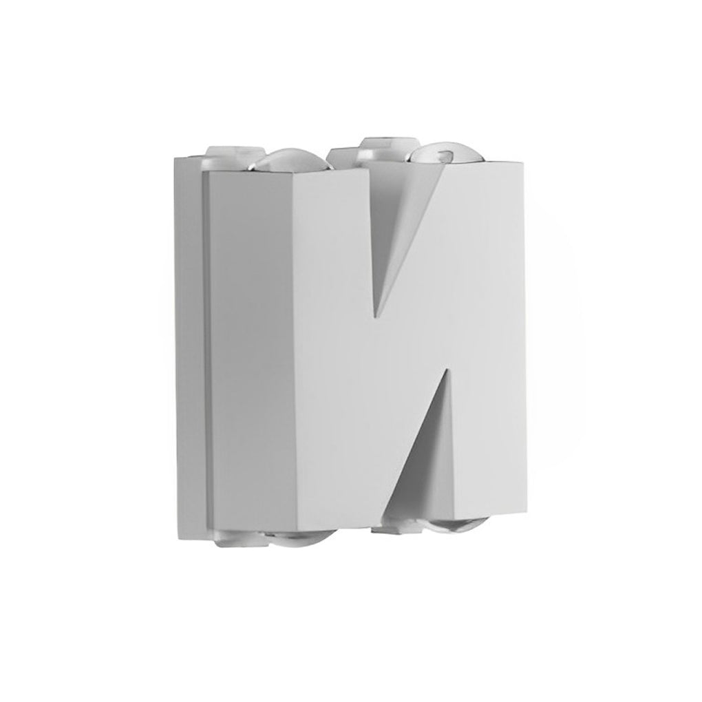 Modern LED Waterproof Outdoor Wall Lamp Creative Letter Shaped N V W Aluminum Garden Sconce