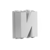 Modern LED Waterproof Outdoor Wall Lamp Creative Letter Shaped N V W Aluminum Garden Sconce