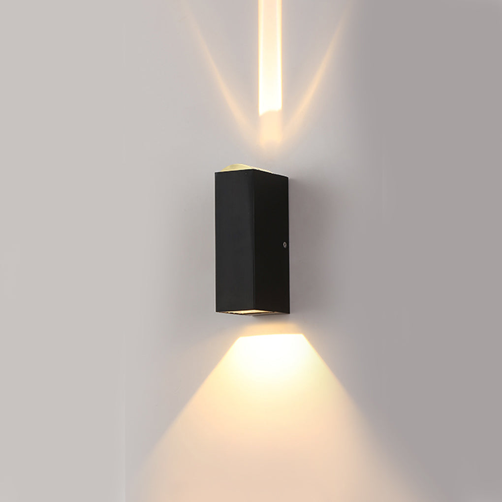 Modern LED Waterproof Outdoor Wall Light Up and Down Aluminum Sconce for Garden and Porch