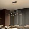 Modern LED Wave Pendant Light Linear Branch Island Chandelier for Kitchen and Dining