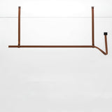 Modern Linear Leather Belt LED Pendant Light Horizontal Suspended Ceiling Chandelier