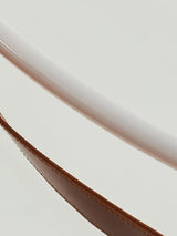 Modern Linear Leather Belt Pendant Light LED Minimalist Ceiling Hanging Lamp