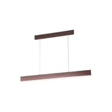 Modern Linear LED Pendant Light Aluminum Minimalist Hanging Fixture for Kitchen Island and Dining Room