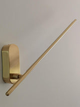 Modern Linear LED Plug In Wall Sconce Minimalist Slim Stick Lamp for Living Room