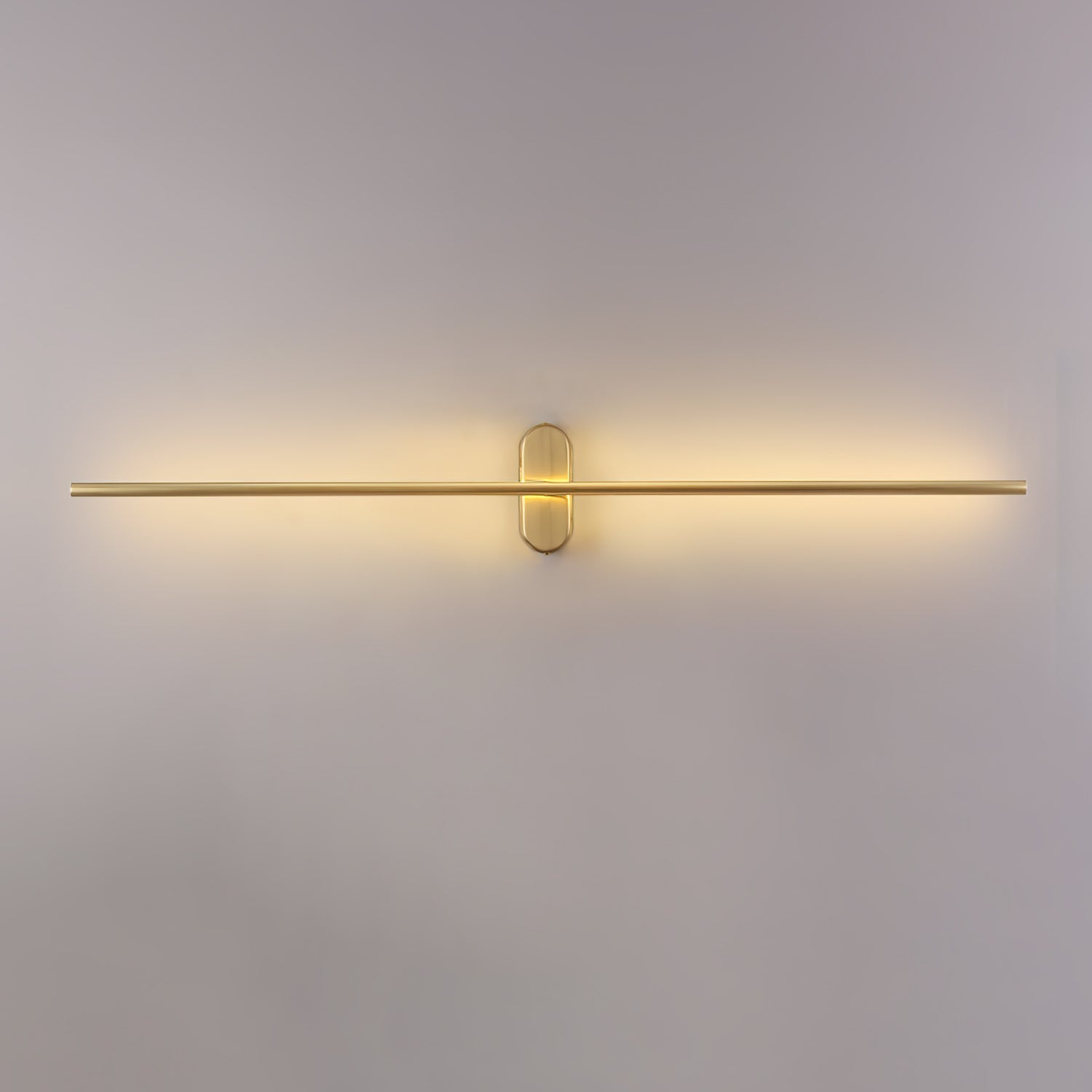 Modern Linear LED Plug In Wall Sconce Minimalist Slim Stick Lamp for Living Room