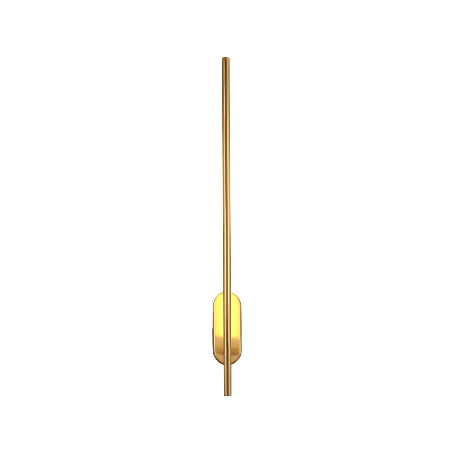 Modern Linear LED Plug In Wall Sconce Minimalist Slim Stick Lamp for Living Room