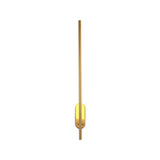 Modern Linear LED Plug In Wall Sconce Minimalist Slim Stick Lamp for Living Room