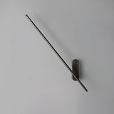 Modern Linear LED Plug In Wall Sconce Minimalist Slim Stick Lamp for Living Room