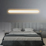 Modern Linear LED Strip Wall Lamp 39 Inch Three Color Dimmable Sconce for Bedroom and Living Room
