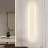 Modern Linear LED Strip Wall Lamp 39 Inch Three Color Dimmable Sconce for Bedroom and Living Room