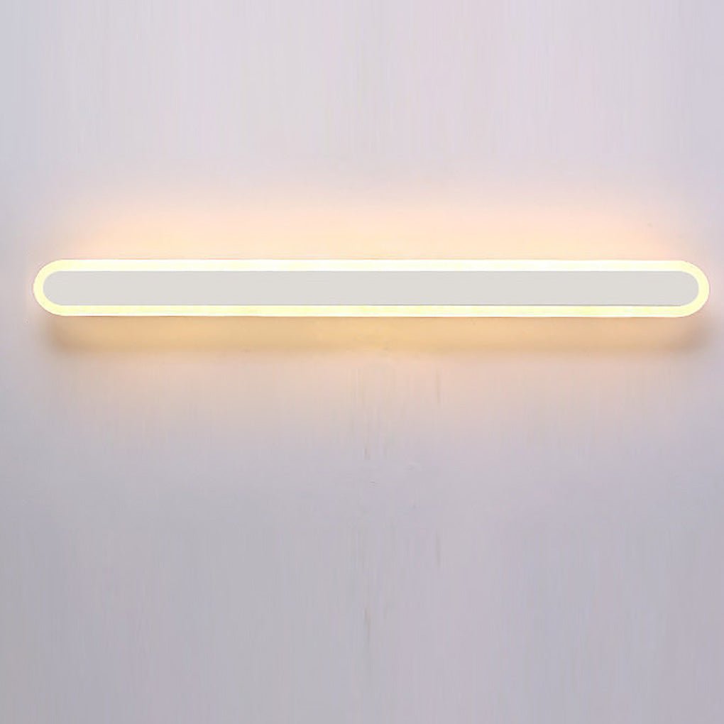 Modern Linear LED Strip Wall Lamp 39 Inch Three Color Dimmable Sconce for Bedroom and Living Room