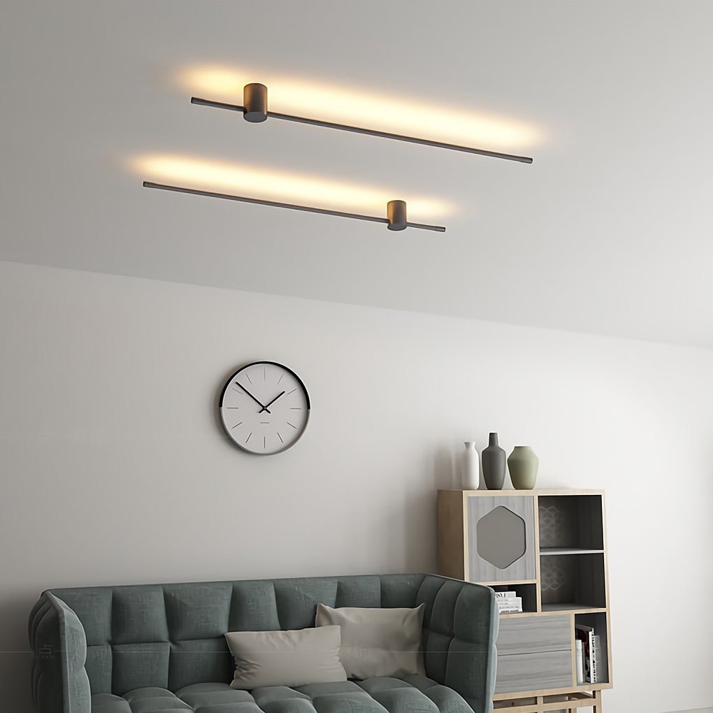 Modern Linear LED Strip Wall Light for Bedside and Minimalist Home Decor