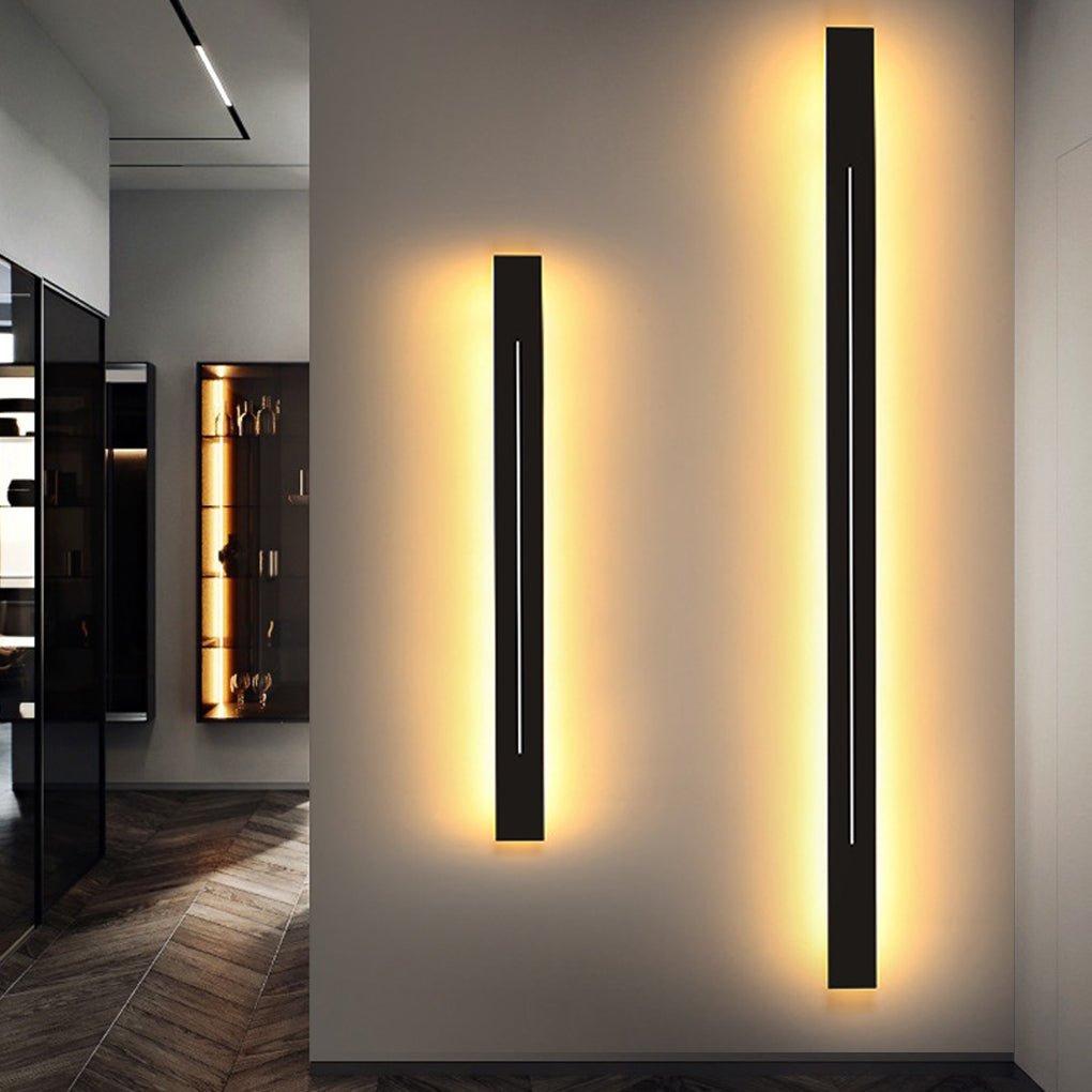 Modern Linear LED Wall Sconce Long Strip Dimmable Lighting for Bedroom Hallway and Living Room