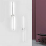 Modern Linear LED Wall Sconce with 270 Degree Rotatable Design for Contemporary Interior Lighting
