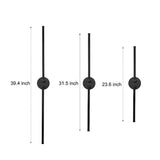 Modern Linear LED Wall Sconce with 270 Degree Rotatable Design for Contemporary Interior Lighting