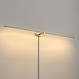Modern Linear LED Wall Sconce with Plug in Cord Minimalist Vanity Lighting