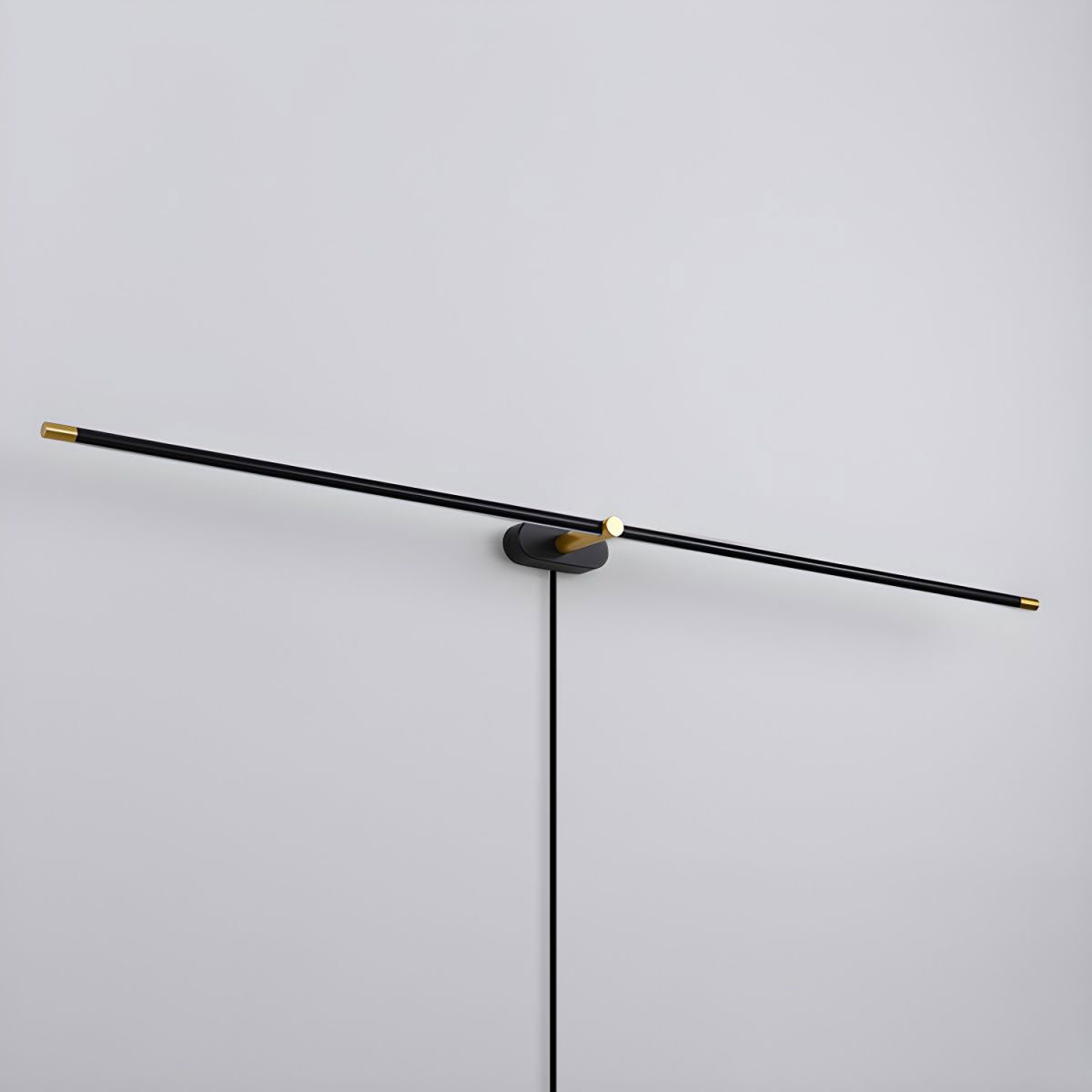 Modern Linear LED Wall Sconce with Plug in Cord Minimalist Vanity Lighting