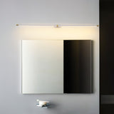 Modern Linear LED Wall Sconce with Plug in Cord Minimalist Vanity Lighting