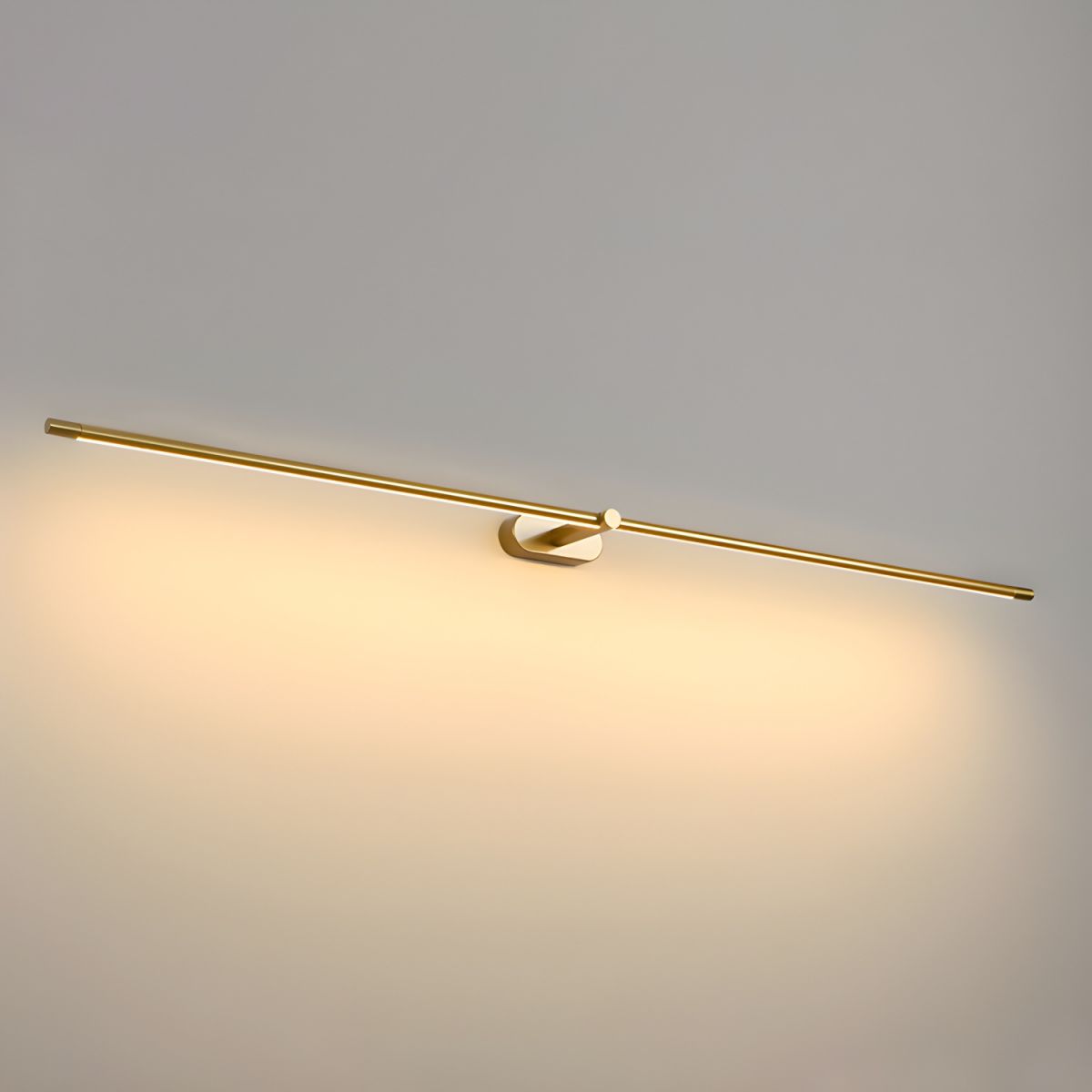 Modern Linear LED Wall Sconce with Plug in Cord Minimalist Vanity Lighting