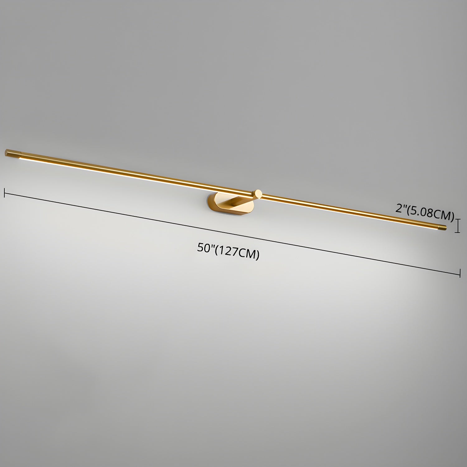 Modern Linear LED Wall Sconce with Plug in Cord Minimalist Vanity Lighting