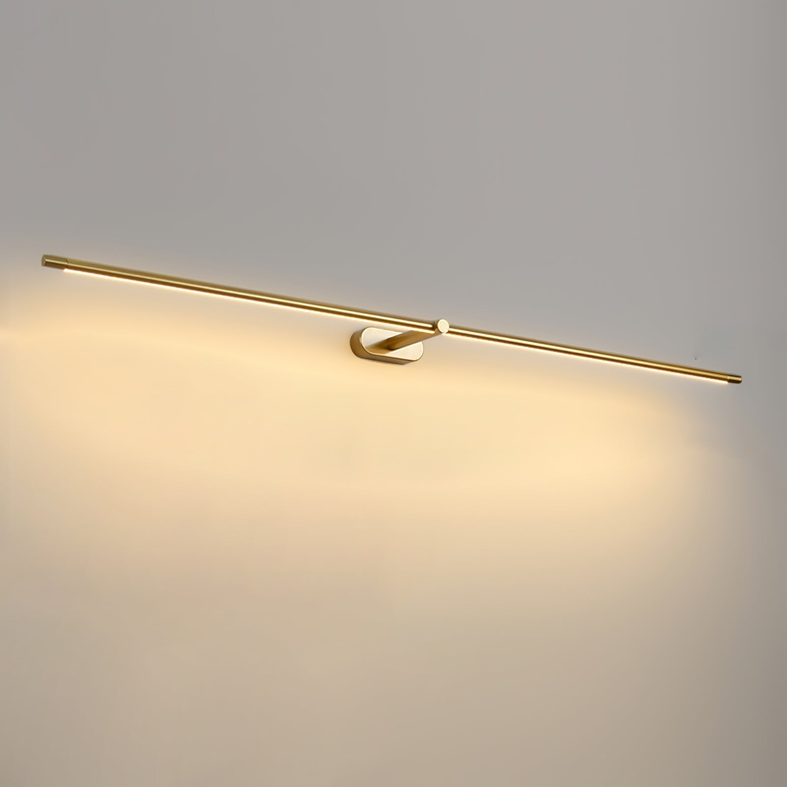 Modern Linear LED Wall Sconce with Plug in Cord Minimalist Vanity Lighting