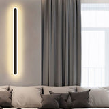 Modern Linear Strip LED Wall Sconce Nordic Minimalist Long Wall Lamp for Living Room Bedside